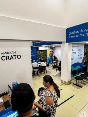 A Ambiental Crato é a concessionária responsável pelo esgotamento sanitário do Crato.