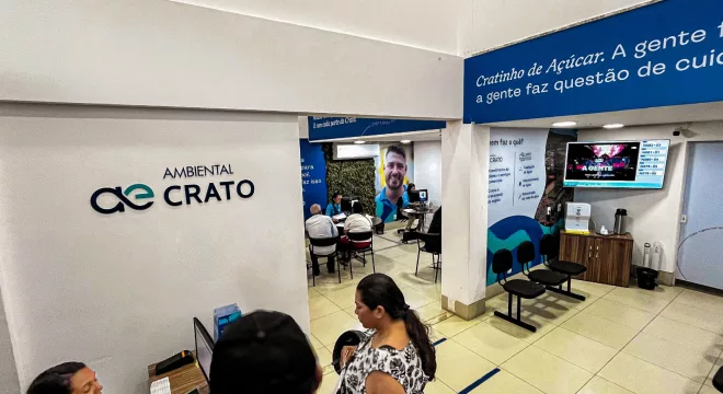 A Ambiental Crato é a concessionária responsável pelo esgotamento sanitário do Crato.