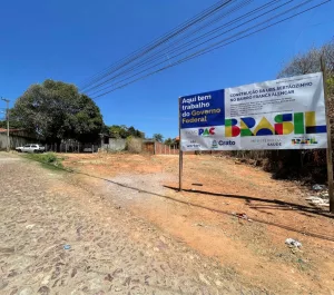 As obras foram viabilizadas por meio de parceria entre a prefeitura do Crato e o governo federal, dentro do Novo PAC.