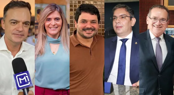 Fernando Santana, Eliana Estrela, Diogo Machado, Rafael Branco e Zé Ailton Brasil