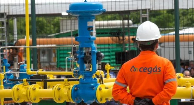 Cegás, Gás naural