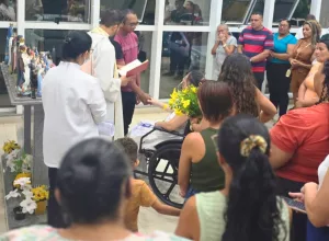 O casamento foi realizado no dia 14 de novembro, dentro do Hospital Regional do Cariri.