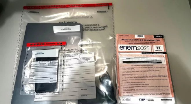 PF investiga possível vazamento do Enem 2025.