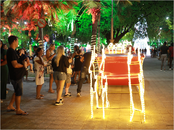 A Casa do Papai Noel integra a programação do “Natal de Fé” em Juazeiro do Norte.