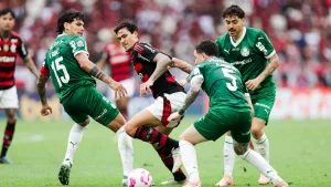 Flamengo e Palmeiras disputam a Final da Libertadores.