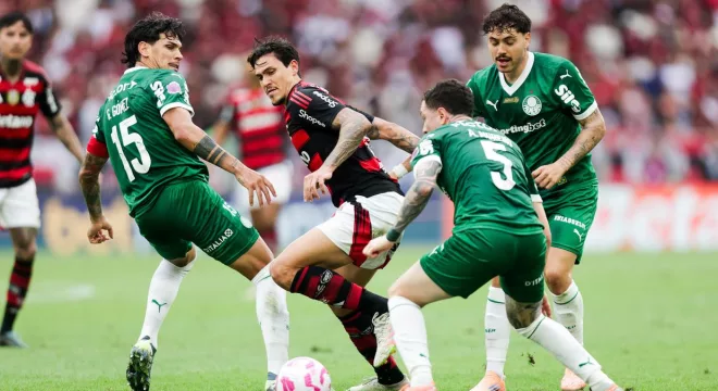 Flamengo e Palmeiras disputam a Final da Libertadores.