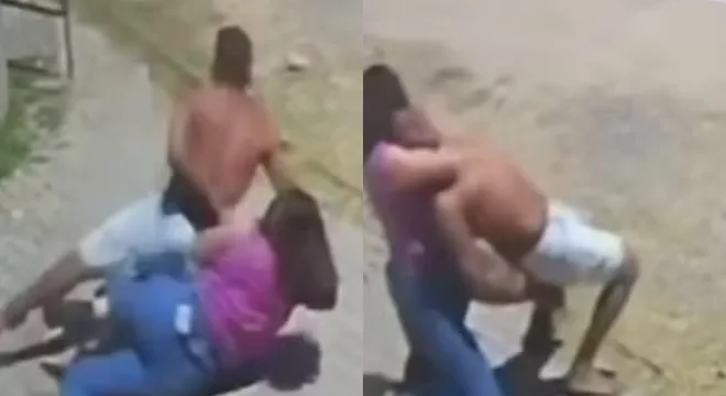 Policial civil agarra, derruba, dá mata-leão e impede fuga de preso em Quixadá (CE).