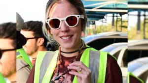 jade romero, vice-governadora do Ceará durante a caminhada da fé