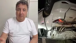 O deputado federal Danilo Forte (União Brasil-CE) sofreu um acidente de trânsito na noite deste sábado (1º).