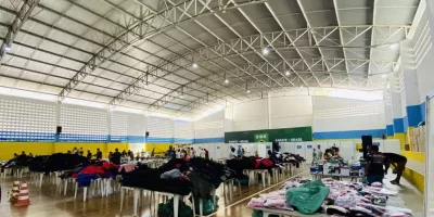 O bazar solidário contará com 10 pontos de coleta.