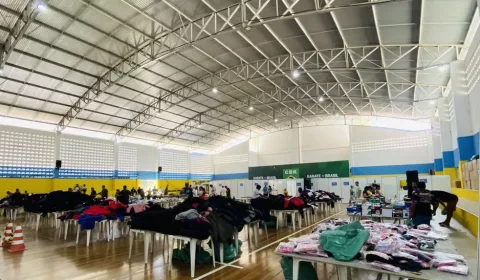O bazar solidário contará com 10 pontos de coleta.