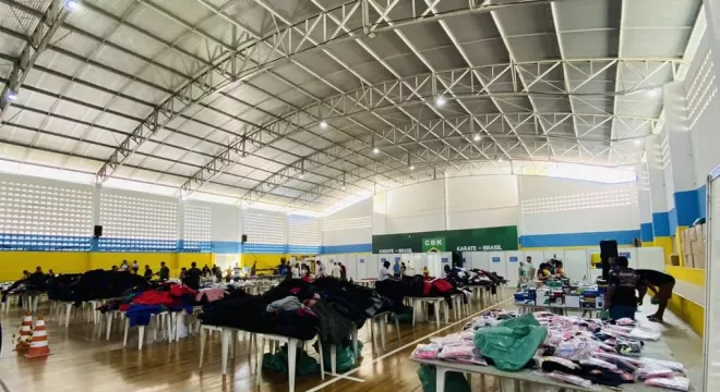 O bazar solidário contará com 10 pontos de coleta.