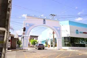 Arco dos Salesianos após restauração em Juazeiro do Norte.