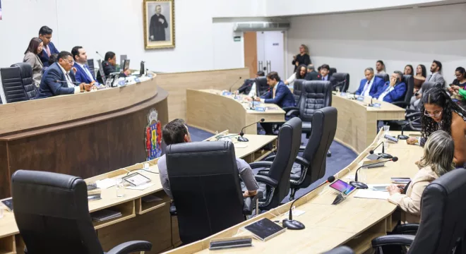 Registro de sessão da Câmara de Juazeiro do Norte.