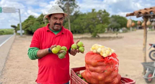 Vaninho Galvão, vendedor de pequi