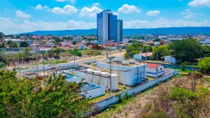 Ambiental Crato, empresa responsável pela coleta e tratamento de esgoto do município.