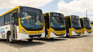 Frota de ônibus da Viametro em Juazeiro do Norte