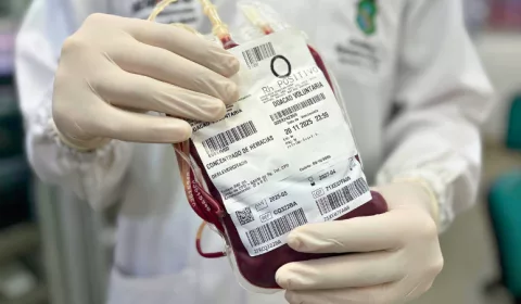 bolsa de doação de sangue