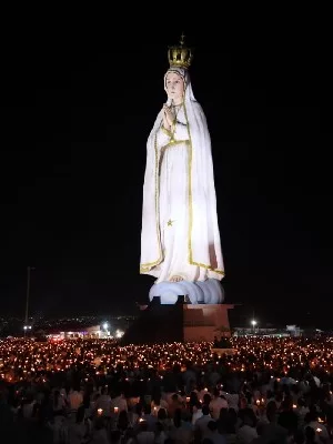 estatua da nossa senhora de fatima, no crato