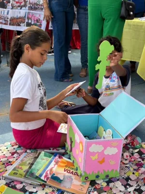 Projeto "Portas para a leitura", em Potengi.
