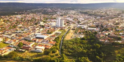 Visão aerea da cidade do Crato.