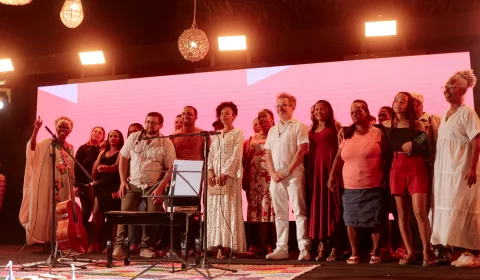 Participantes do Afrobarroco, no Cariri.