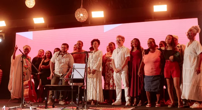 Participantes do Afrobarroco, no Cariri.