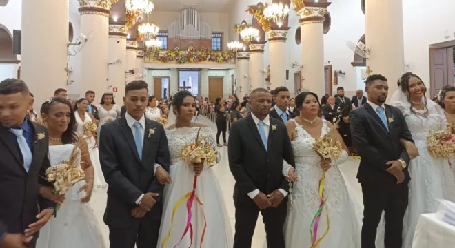 A cerimônia religiosa será realizada na Igreja Matriz de Santo Antônio