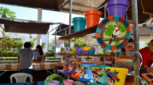 Feira de Economia Solidária na UFCA.