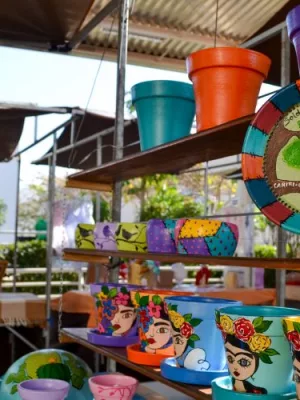 Feira de Economia Solidária na UFCA.