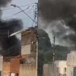 Incêndio em escritorio no bairro antonio vieira