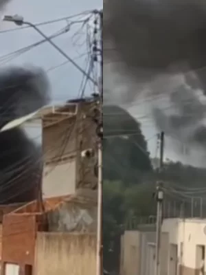 Incêndio em escritorio no bairro antonio vieira