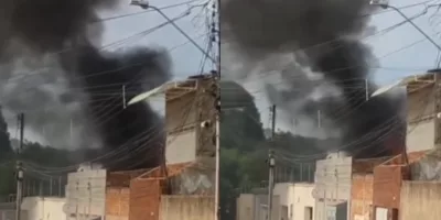 Incêndio em escritorio no bairro antonio vieira