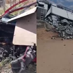 Um acidente entre um carro de passeio e um caminhão foi registrado nesta segunda-feira (15), no distrito de Dom Quintino, no Crato.