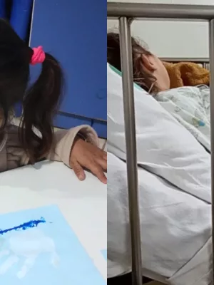 A família de Barbalha pede ajuda para custear estadia em Santa Catarina para realização da cirurgia de correção de palato de uma criança.