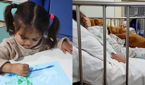 A família de Barbalha pede ajuda para custear estadia em Santa Catarina para realização da cirurgia de correção de palato de uma criança.