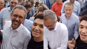 Elmano provocação de jovem termina com agressão por parte de Giovanni Sampaio.