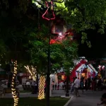 Praça Padre Cícero atrai visitantes durante o período natalino em Juazeiro do Norte