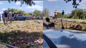 Um acidente em Brejo Santo entre uma moto e um carro, deixou uma jovem de 18 anos morta.