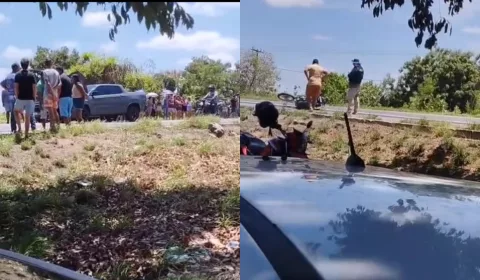 Um acidente em Brejo Santo entre uma moto e um carro, deixou uma jovem de 18 anos morta.