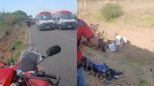 Homem morre e outro fica ferido após colisão com carro em Mauriti; motorista foge