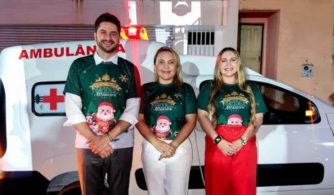 Entrega de uma ambulância e quatro veículos, que passam a integrar a frota municipal de Altaneira.