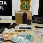 Homem com mandado de prisão é preso em Juazeiro do Norte com drogas, munições e animal silvestre, no últim domngo (14)