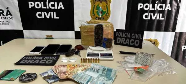 Homem com mandado de prisão é preso em Juazeiro do Norte com drogas, munições e animal silvestre, no últim domngo (14)