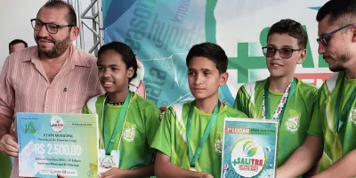 Estudantes de Salitre são premiados com Selo TCE Sutentável.