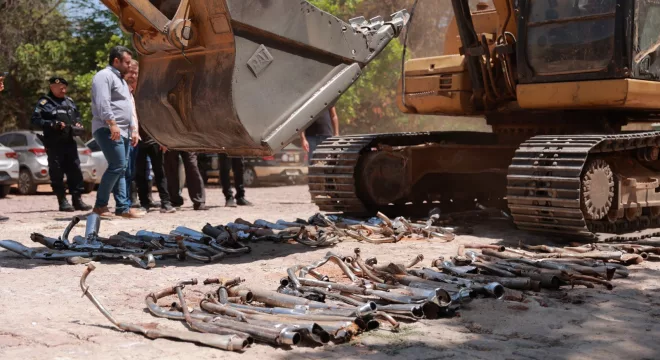 Descargas adulteradas apreendidas durante operações de fiscalização de trânsito em Juazeiro do Norte