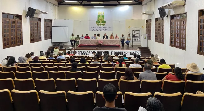 Audiência pública do CAC foi realizada na Universidade Regional do Cariri (Urca), no Crato