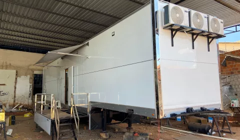 Carreta Conectados Pela Cura do Hospital São Vicente de Paulo, em Barbalha.