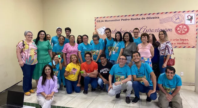 Projeto "Cartinhas que Aproximam", realizado no CEJA do Crato