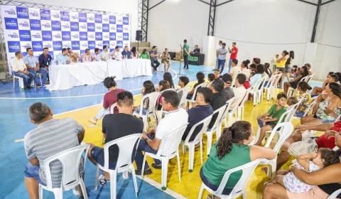 7ª edição do programa “Câmara com o Povo”, no bairro Palmeirinha, em Juazeiro do Norte.